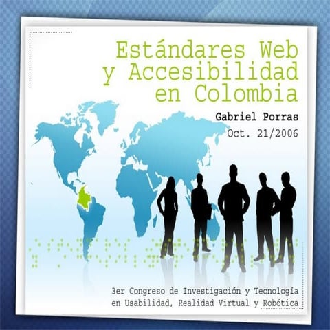 Estándares Web y Accesibilidad en Colombia