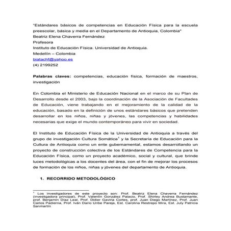 Estándares básicos de competencias en lenguas extranjeras inglés | PDF