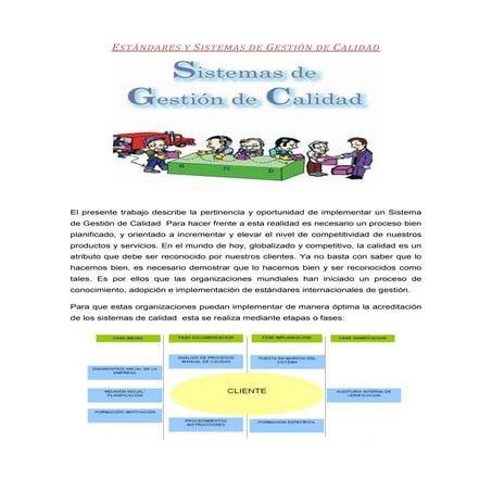 EstáNdares Y Sistemas De GestióN De Calidad(1)
