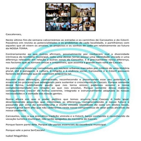 SerCascais em Carcavelos e no Estoril