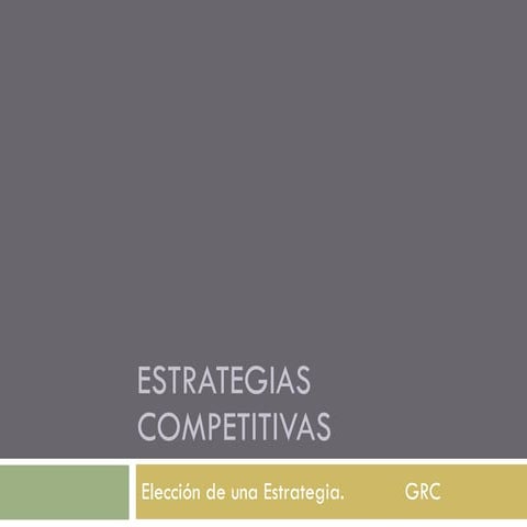 Estrat Competitivas Gr