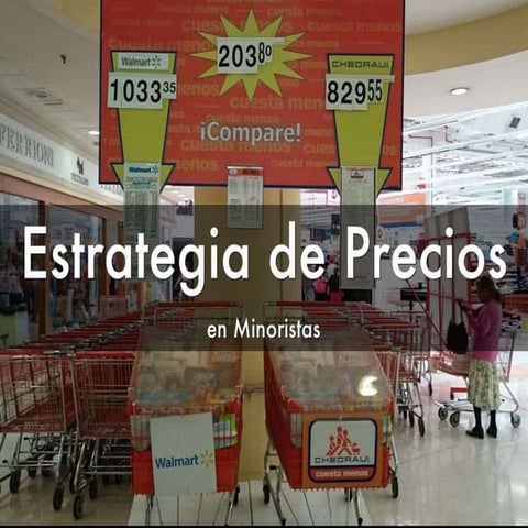 Estrategia de precios en minoristas