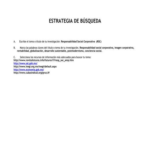 ESTRATEGIA DE BÚSQUEDA