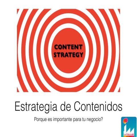 La Estrategia de Contenidos 