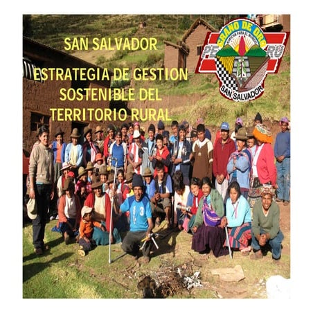 Estrategia de gestión sostenible del territorio rural   remurpe sansalvador