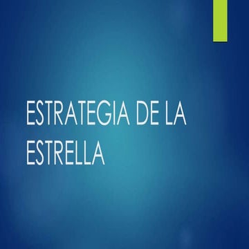 ESTRATEGIAS (ESTRELLA)