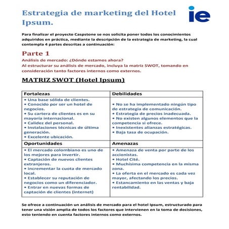 Estrategia de marketing del hotel ipsum - Trabajo final (Francisco Jiménez)