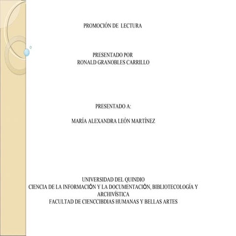 Estrategia de promoción de lectura