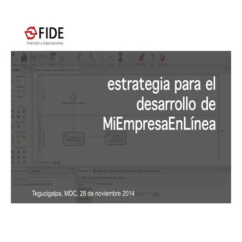 Estrategia para el desarrollo de MiEmpresaEnLínea