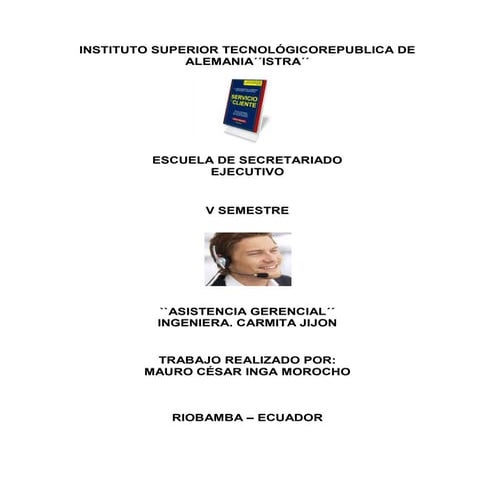 Estrategia de servicio al cliente