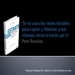 Estrategia Digital de Pere Rosales