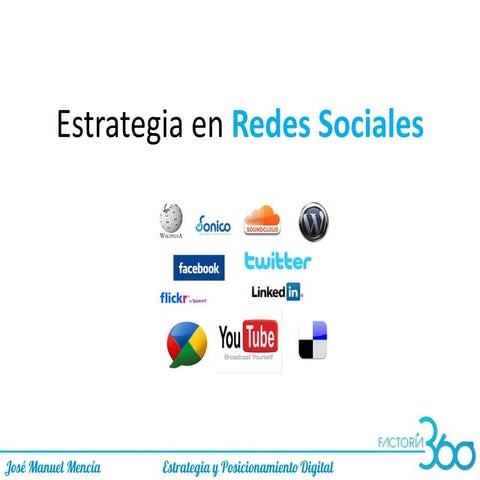 Estrategia en Redes Sociales