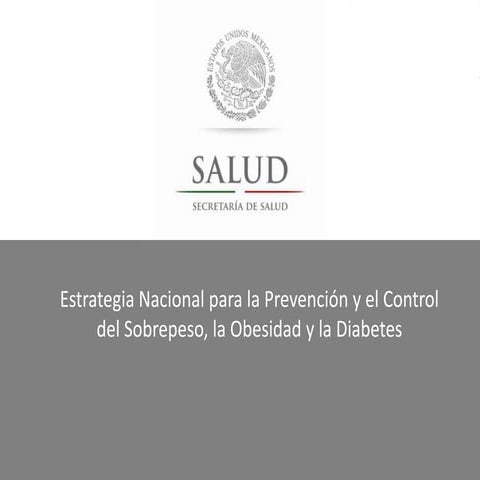 Estrategia nal. obesidad 1