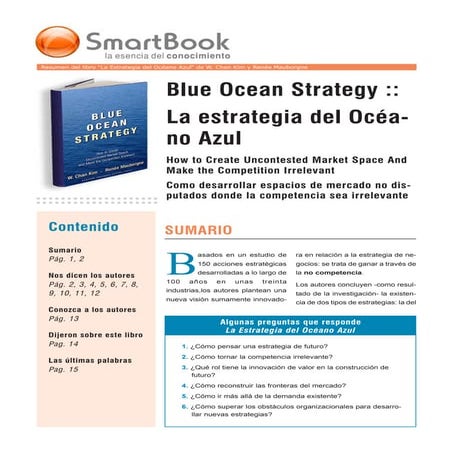 Estrategia del oceano azul