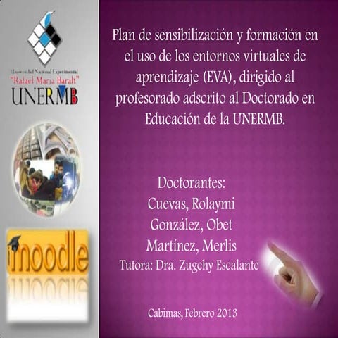 Plan de sensebilización y formación en el uso de los entornos virtuales de ap...