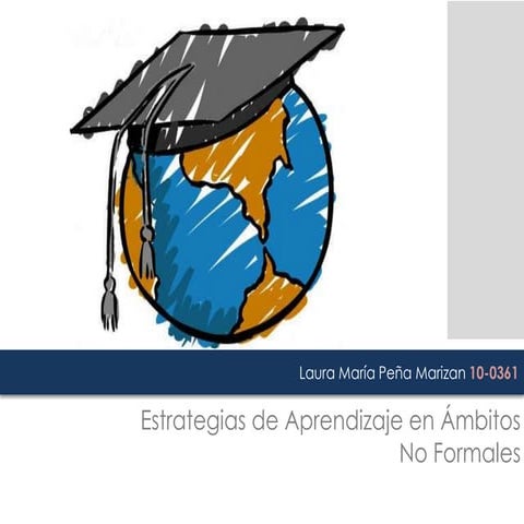 Estrategias de aprendizaje en entornos no formales