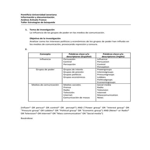 Estrategias de busqueda