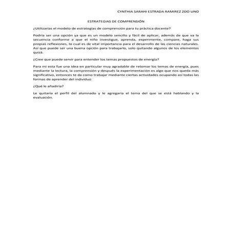 Estrategias de comprensión