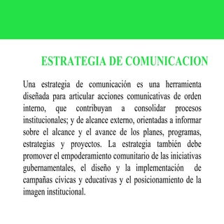 Estrategias de comunicacion