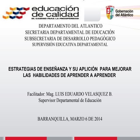 Estrategias de enseñanza    pta