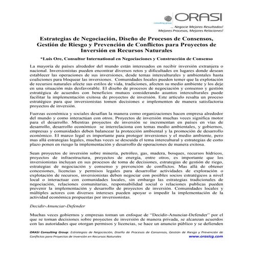 Estrategias de negociación diseño de procesos gestión de riesgo y prevención ...