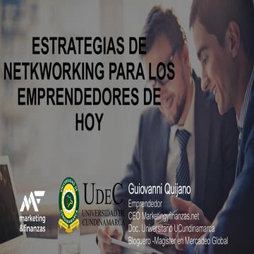 ESTRATEGIAS DE NETWORKING PARA LOS EMPRENDEDORES DE HOYpdf