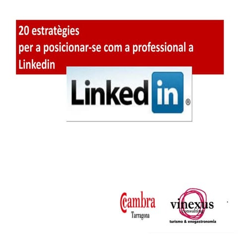 Las 20 estrategias que todo buen professional ha de realizar para posicionars...