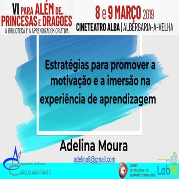 Estratégias para promover a motivação e a imersão na experiência de aprendiza...