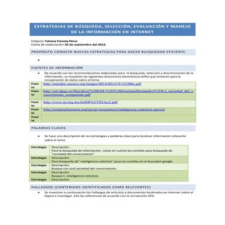 Estrategia y herramientas pamela