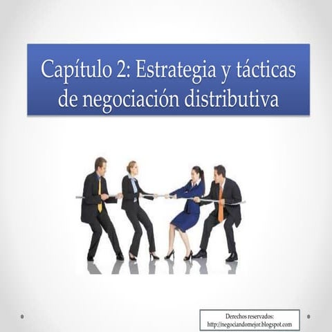 Estrategia y tácticas de negociación distributiva