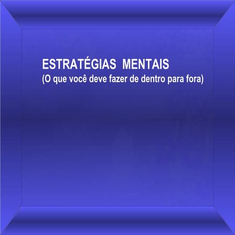 Estratégias mentais