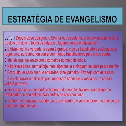 Estratégia de evangelismo