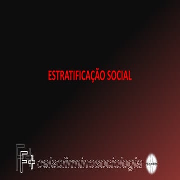 Estratificação social