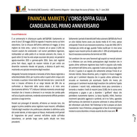 ABCEconomics NEWS nr.7 June 2016