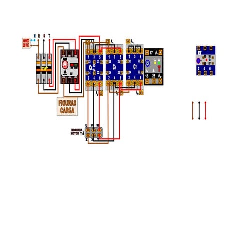 Estrella triángulo con guardamotor. 24 v