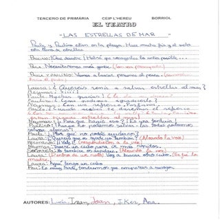 Las estrellas de mar 3ºB