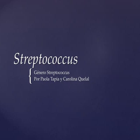 Estreptococos