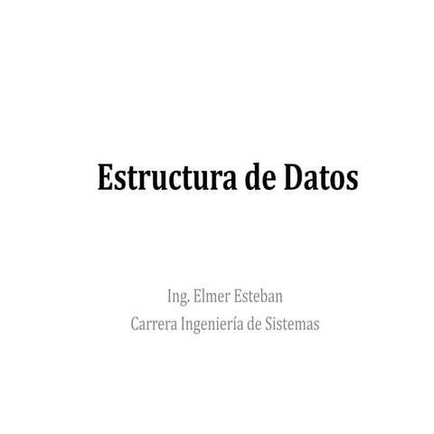 Manejo de Estructura de Datos, Tipos, Beneficios