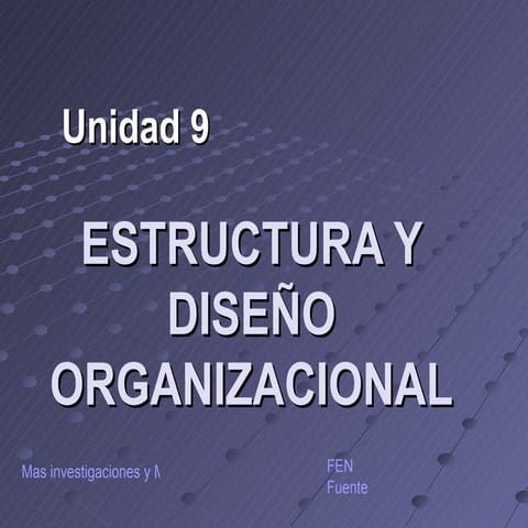 Estruct Ura Y Disenio Organizacional