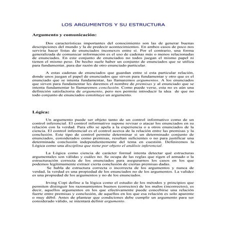 Estructura Argumental