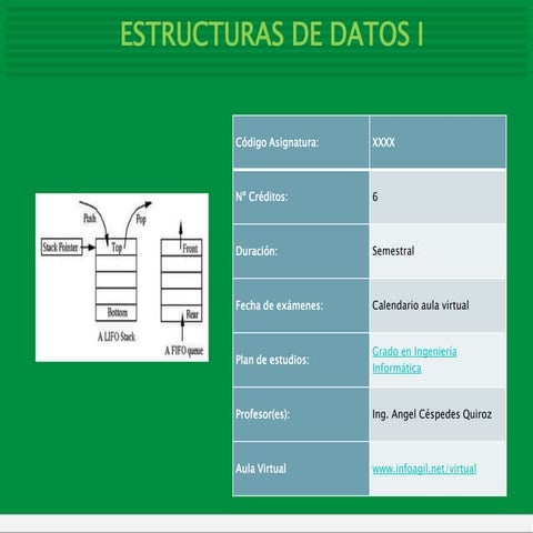 Estructura de datos I | PPTX
