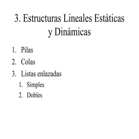 Estructura de datos pilas y colas