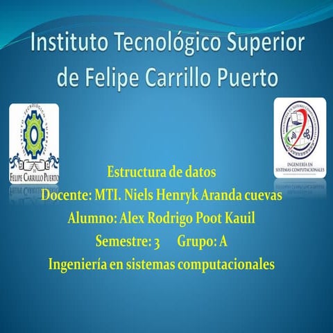 Estructura de datos unidad 4 y 5