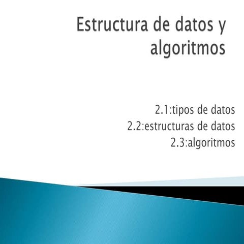 Estructura de datos y algoritmos