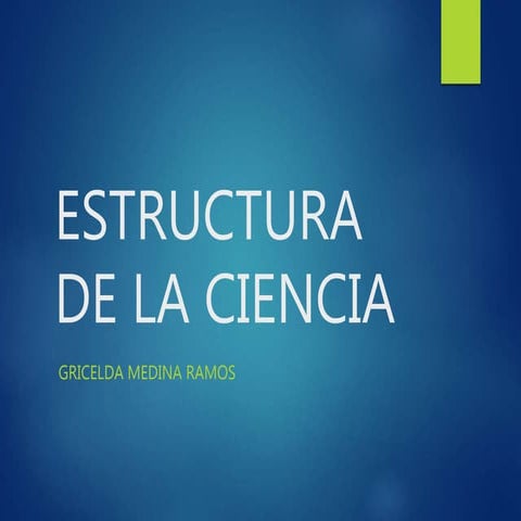 Estructura de la ciencia