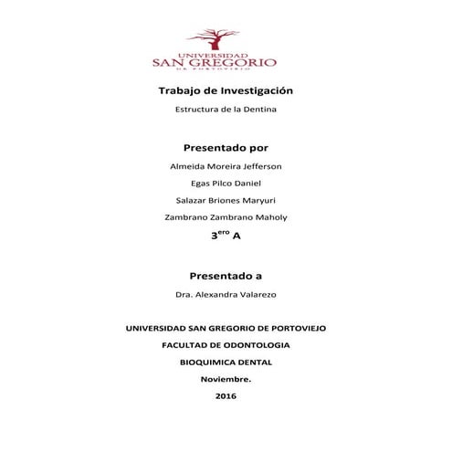 Estructura de la dentina.  visita el blog, zona de estudio odontologico