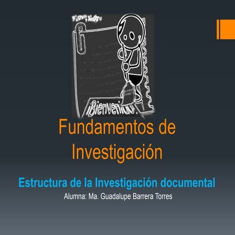 Estructura de la investigación documental