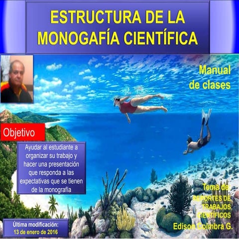 Estructura de la monografía