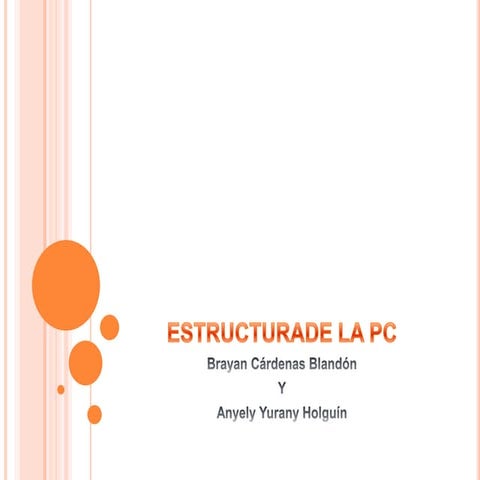 Estructura de la pc