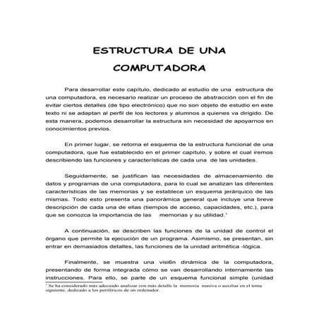 Unidades funcionales de la computadora | PDF